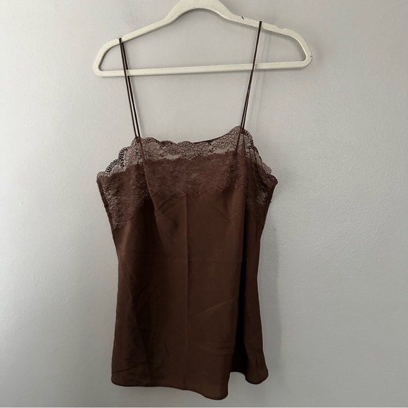 La Perla Other - La Perla brown lace top